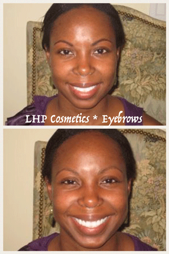 eyebrows before after