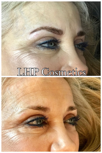 eyebrows microblading microshading before after