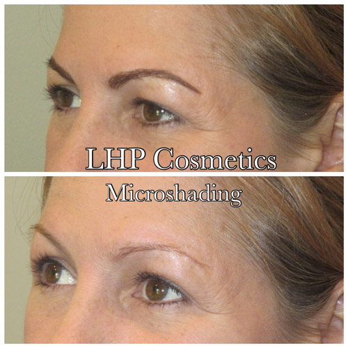 eyebrows microshading before after