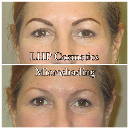 eyebrows microshading before after