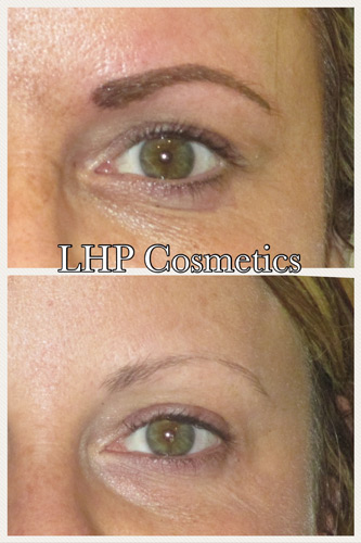 eyebrows microblading microshading before after pretty brows